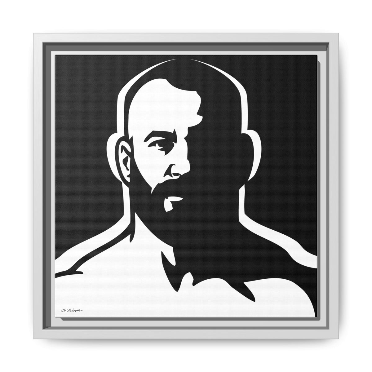 Dark Room, Giclee Print on Matte Canvas, Framed (Multi-color)