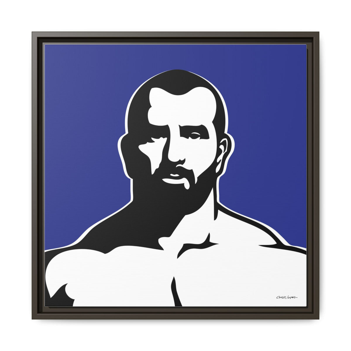 Muscle, Giclee Print on Matte Canvas, Framed (Multi-color)