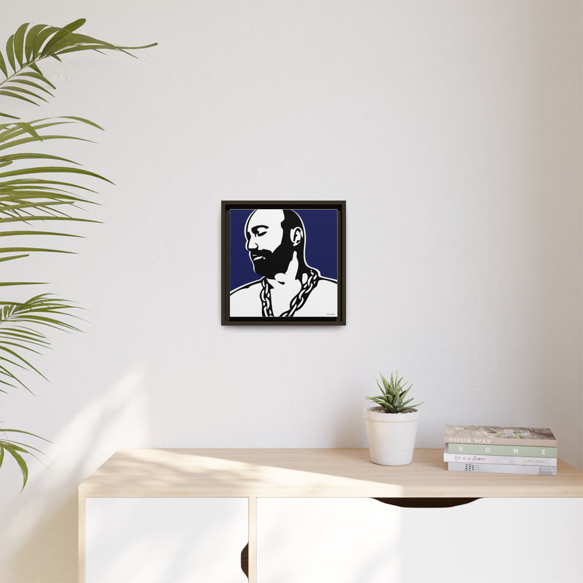 Chain, Giclee Print on Matte Canvas, Framed (Multi-color)