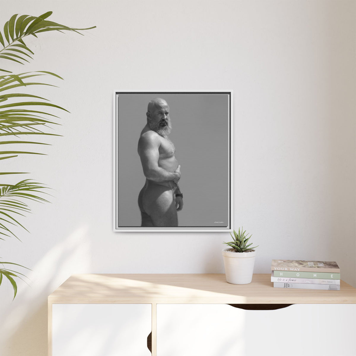 Andrey, Giclee Print on Matte Canvas, Framed (Multi-color)
