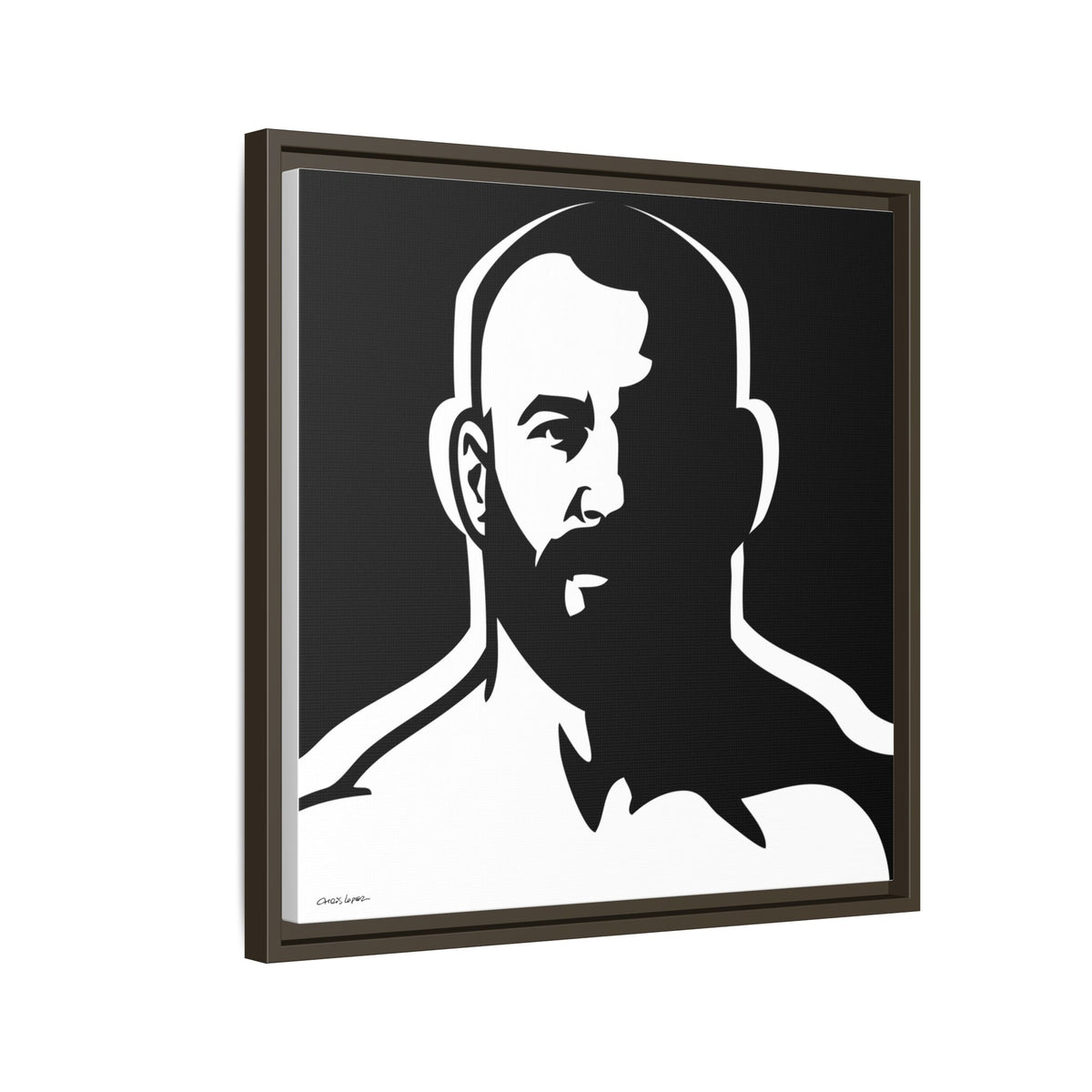 Dark Room, Giclee Print on Matte Canvas, Framed (Multi-color)
