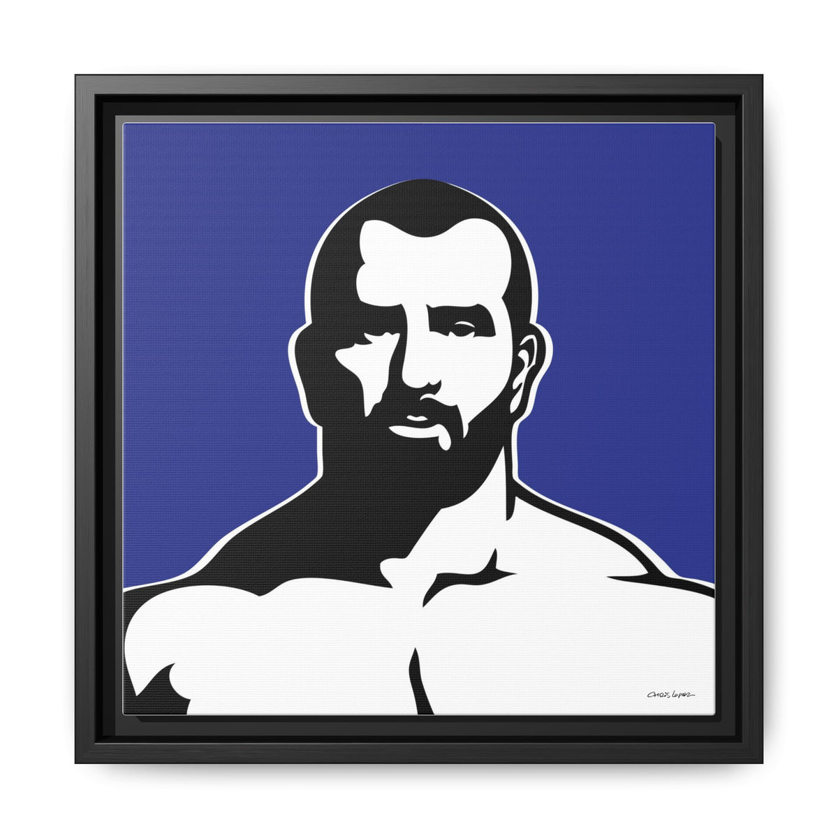 Muscle, Giclee Print on Matte Canvas, Framed (Multi-color)