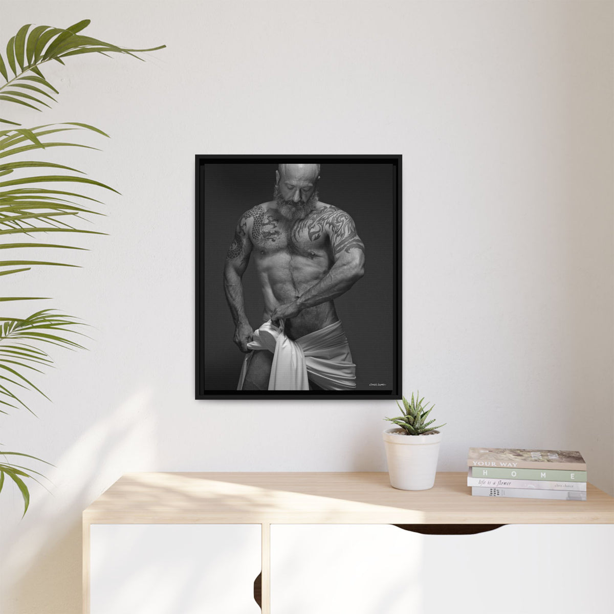 Barclay 1, Giclee print on Matte Canvas, Framed (Multi-color)