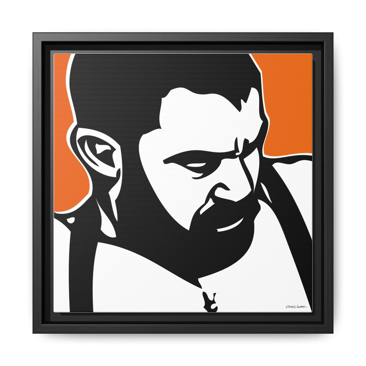 Suspenders, Matte Canvas, Framed (Multi-color)