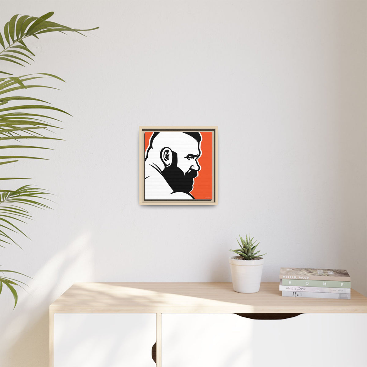 Brute, Matte Canvas, Framed (Multi-color)