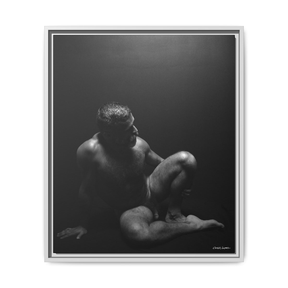 John, Giclee Print on Matte Canvas, Framed (Multi-color)