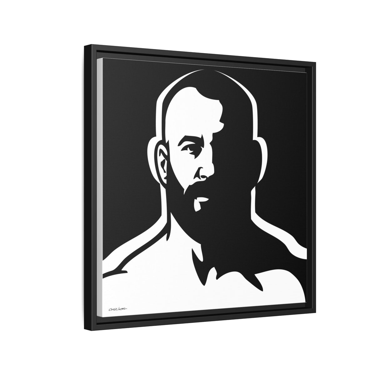 Dark Room, Giclee Print on Matte Canvas, Framed (Multi-color)