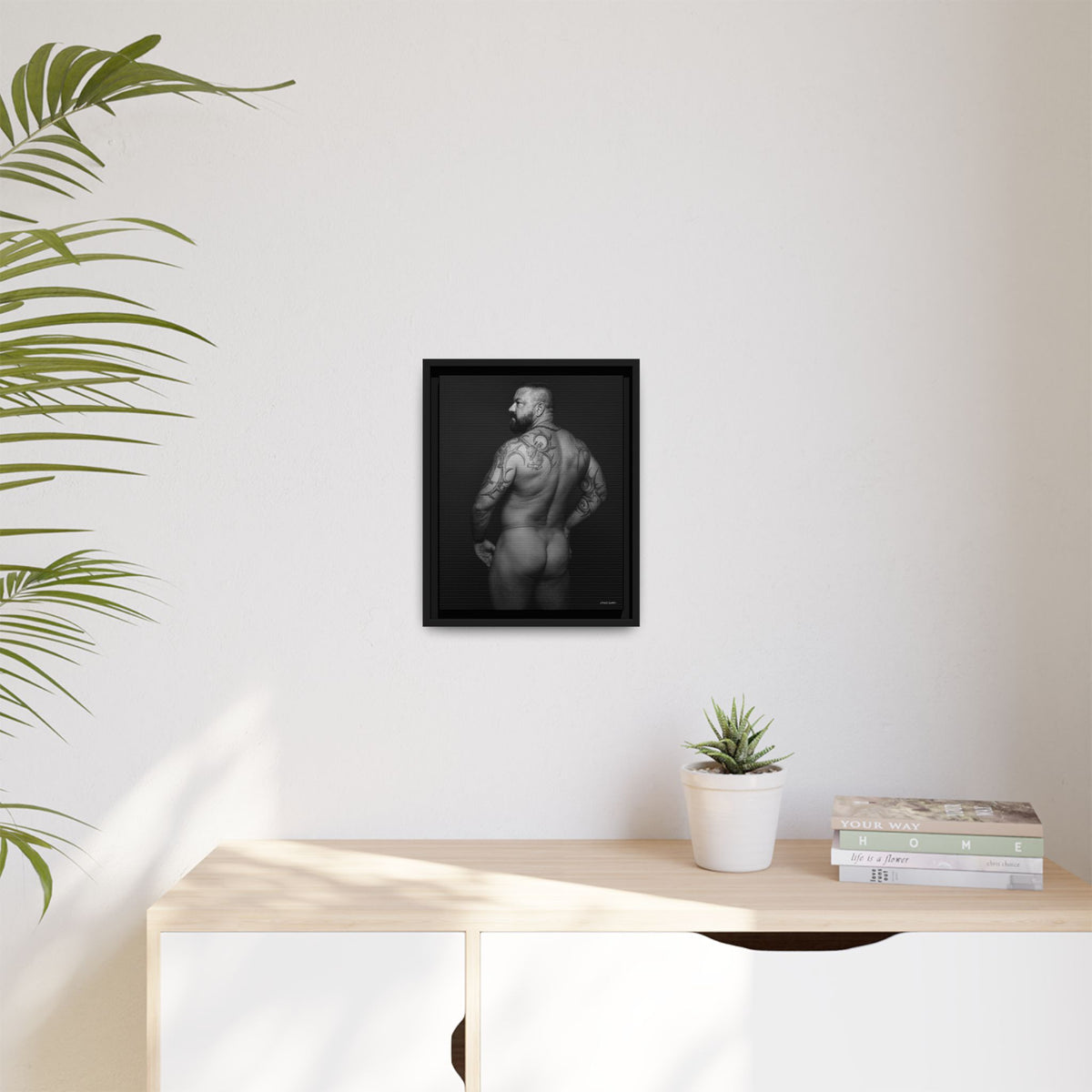 Chris C, Matte Canvas, Framed (Multi-color)