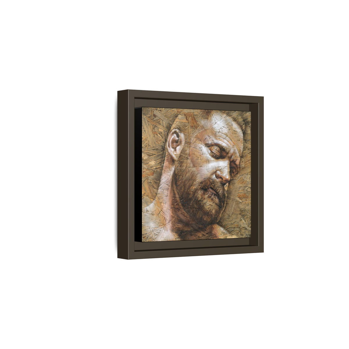 Silence, Matte Canvas, Framed (Multi-color)