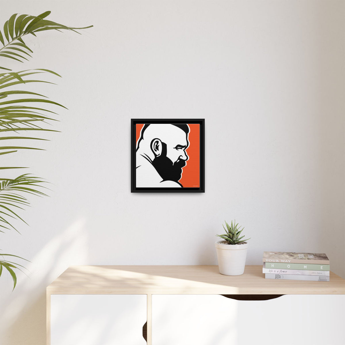 Brute, Matte Canvas, Framed (Multi-color)