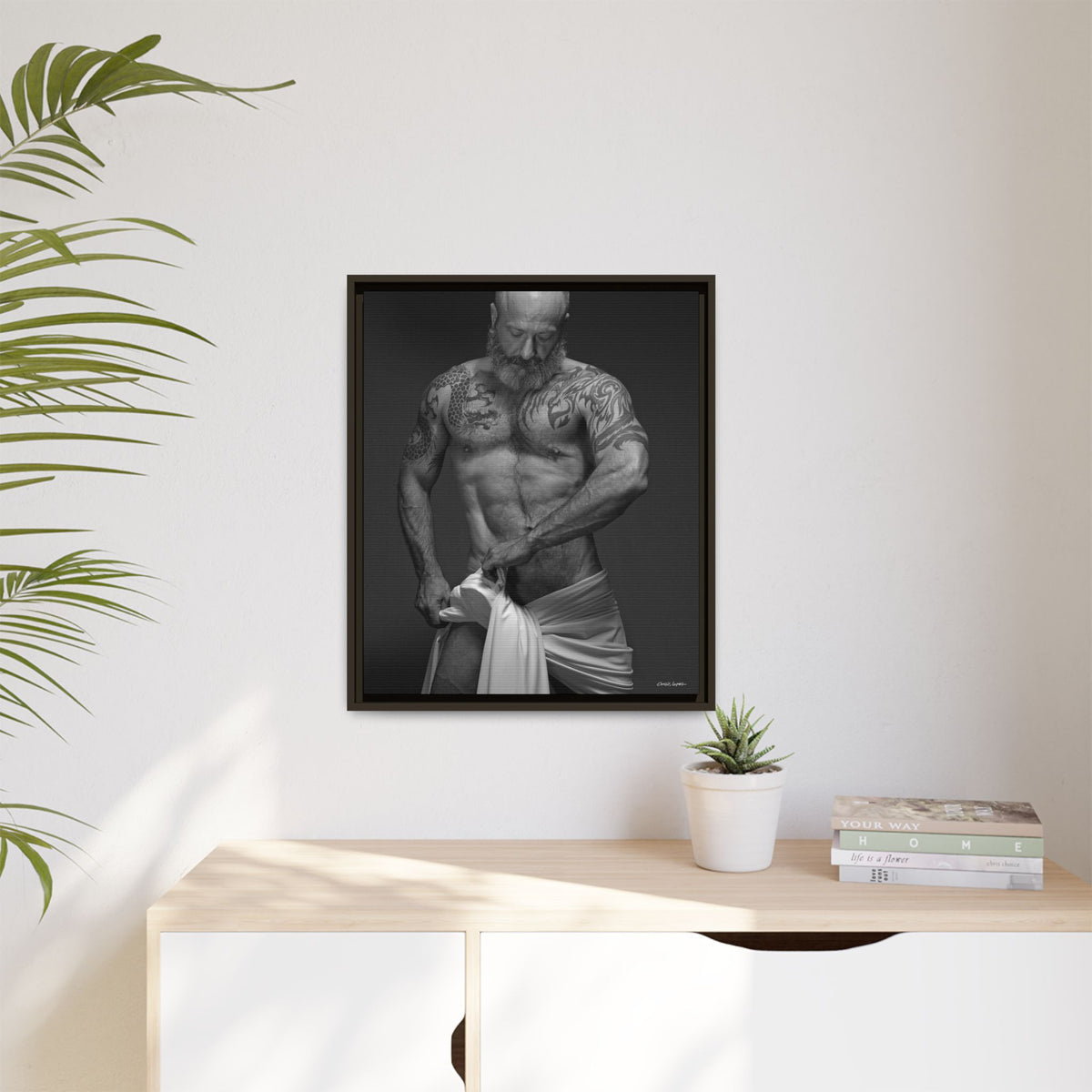 Barclay 1, Giclee print on Matte Canvas, Framed (Multi-color)
