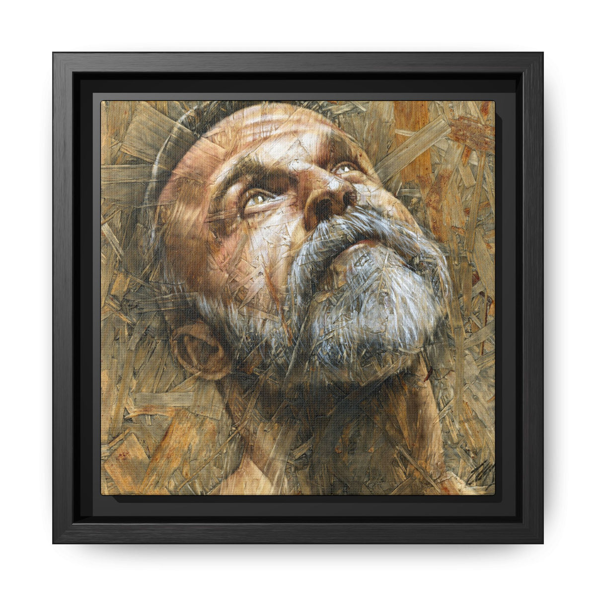 Silence 4, Matte Canvas, Framed (Multi-color)