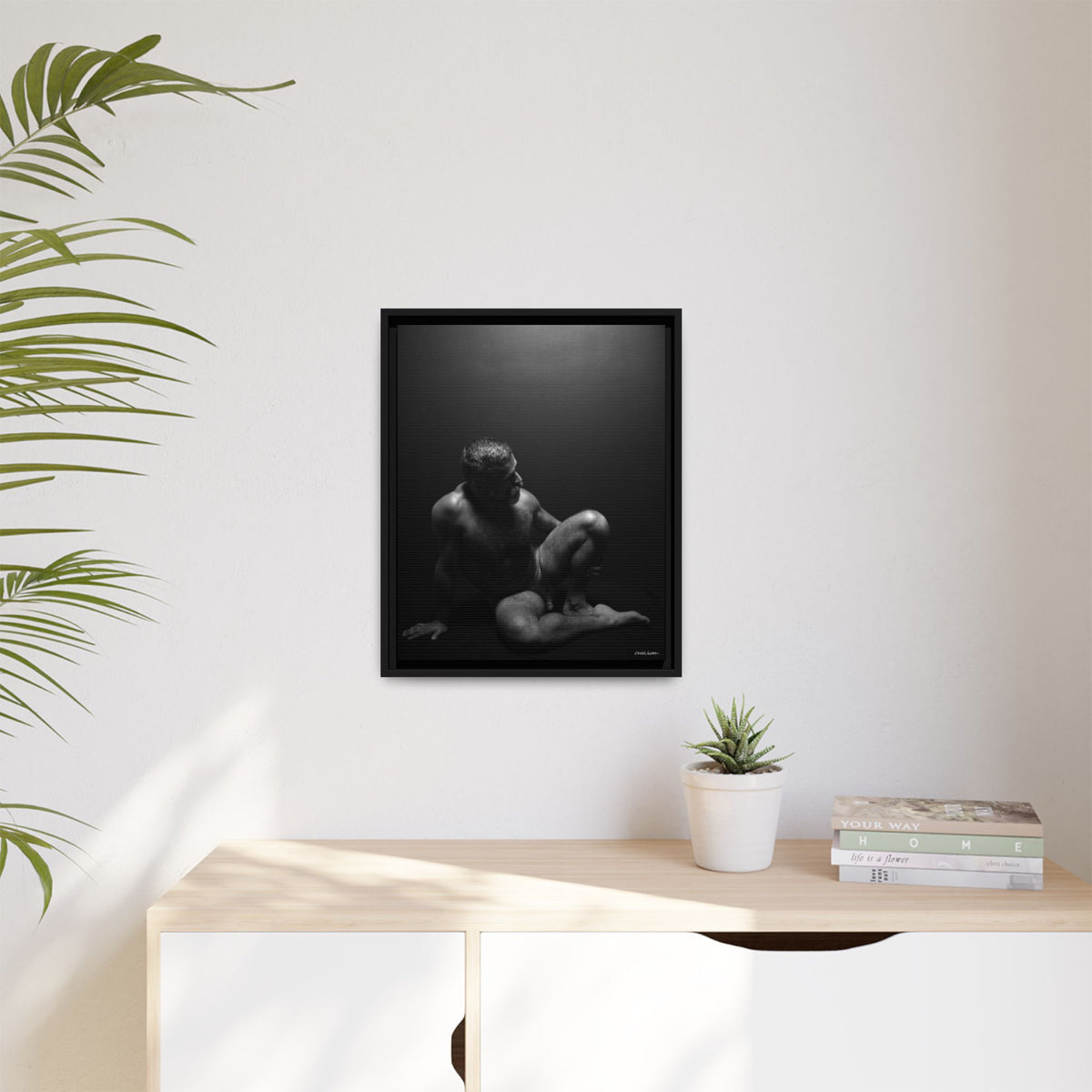John, Giclee Print on Matte Canvas, Framed (Multi-color)