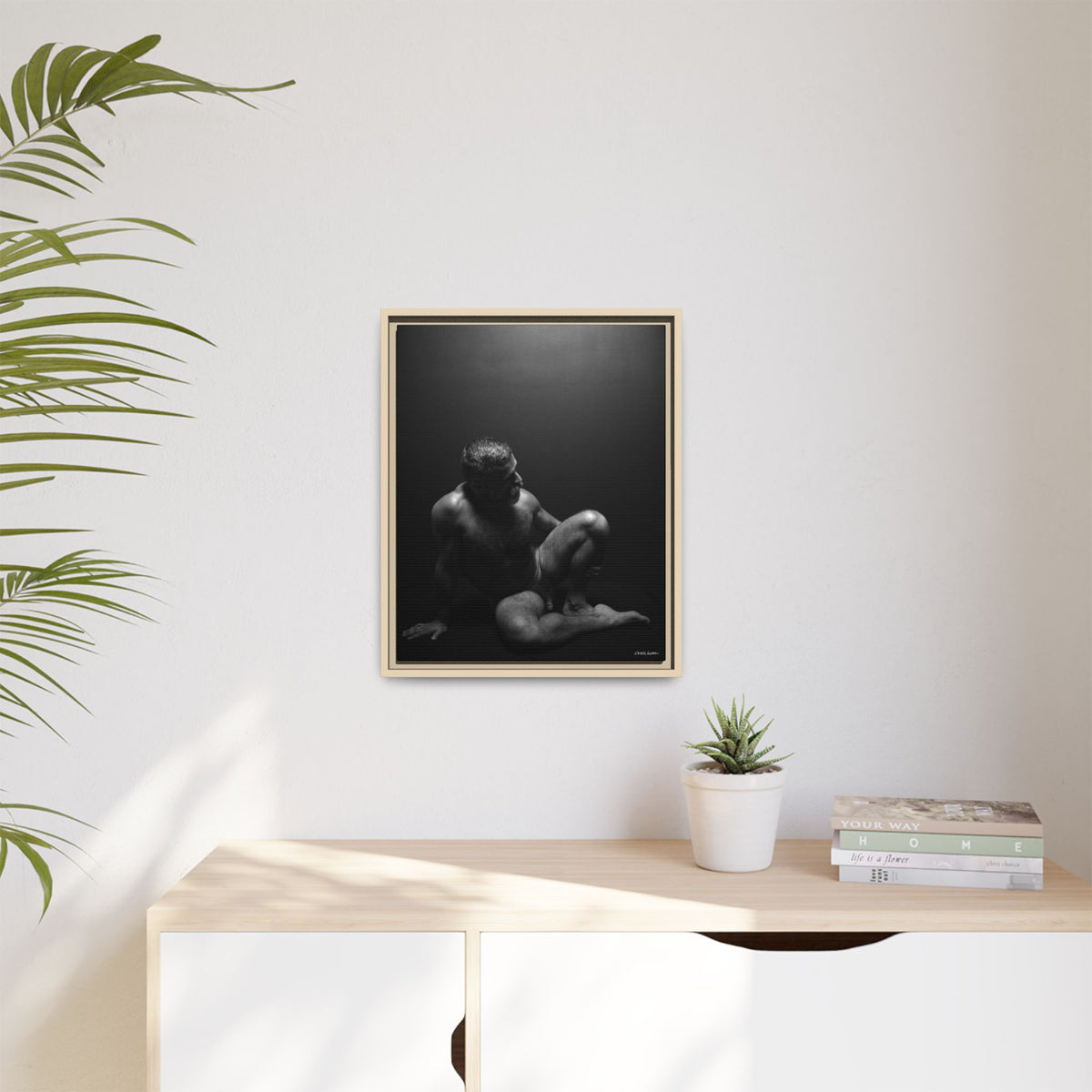 John, Giclee Print on Matte Canvas, Framed (Multi-color)