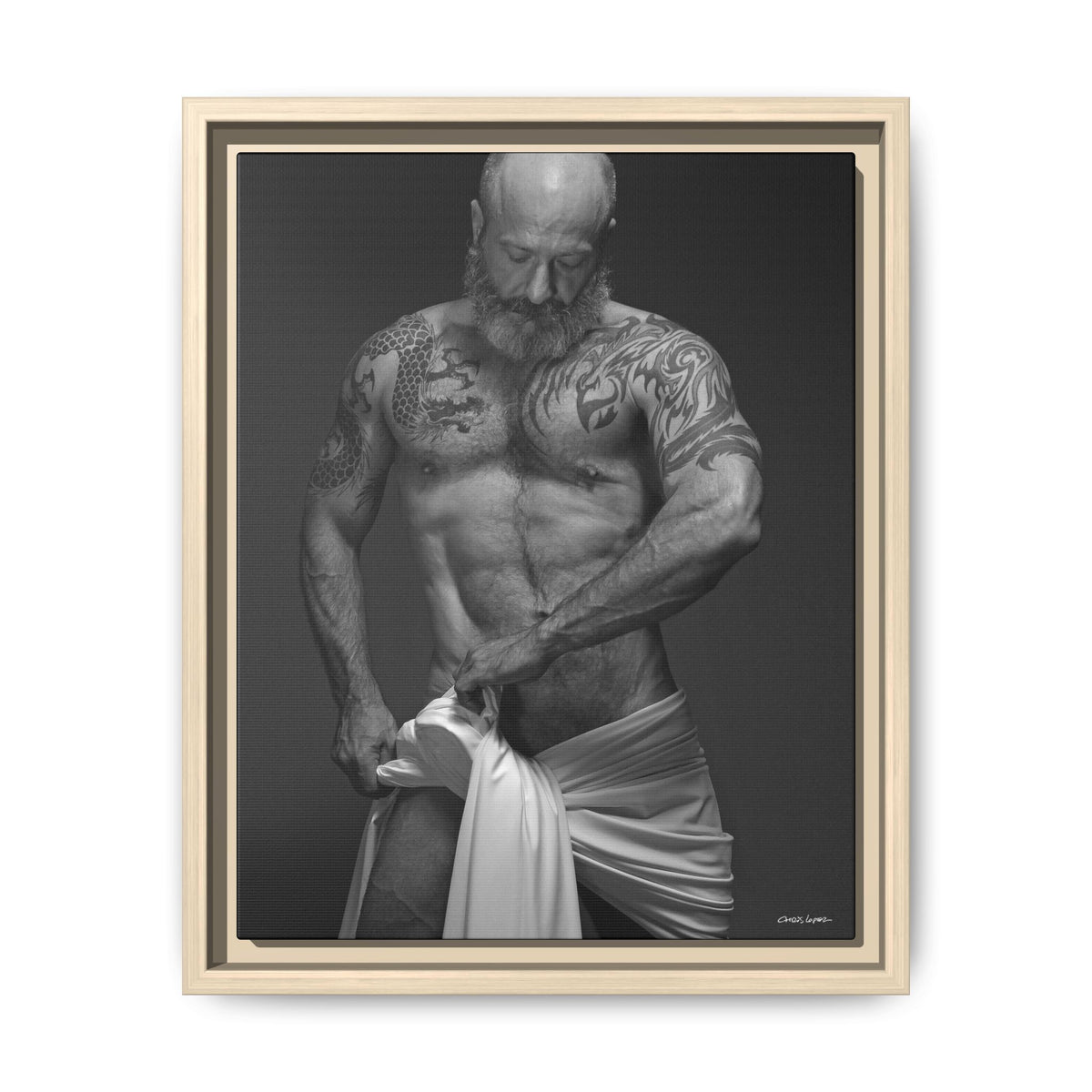Barclay 1, Giclee print on Matte Canvas, Framed (Multi-color)