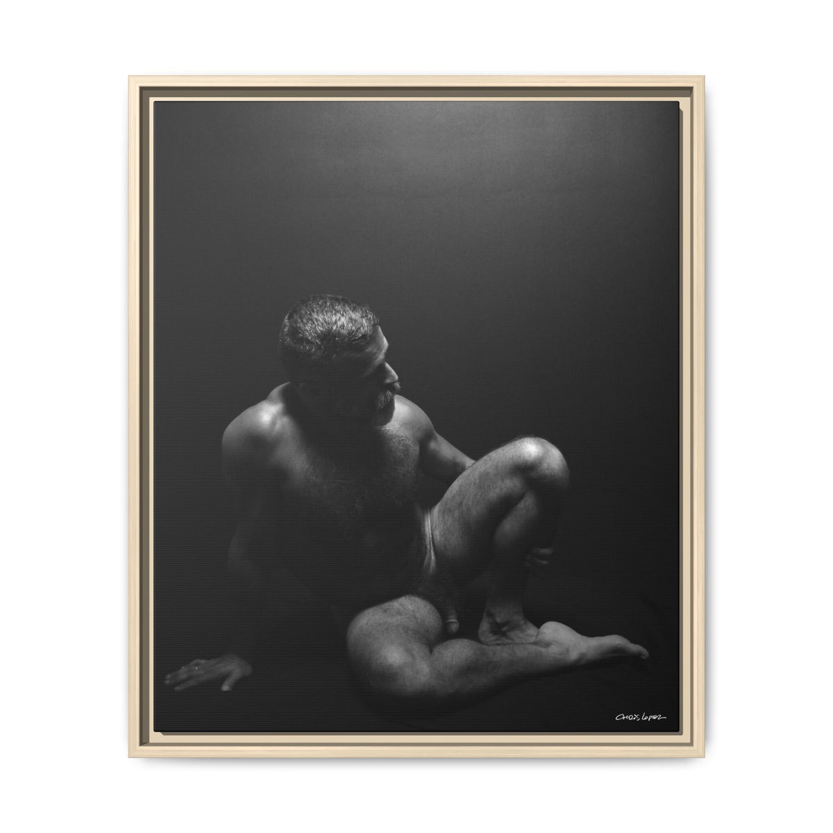 John, Giclee Print on Matte Canvas, Framed (Multi-color)