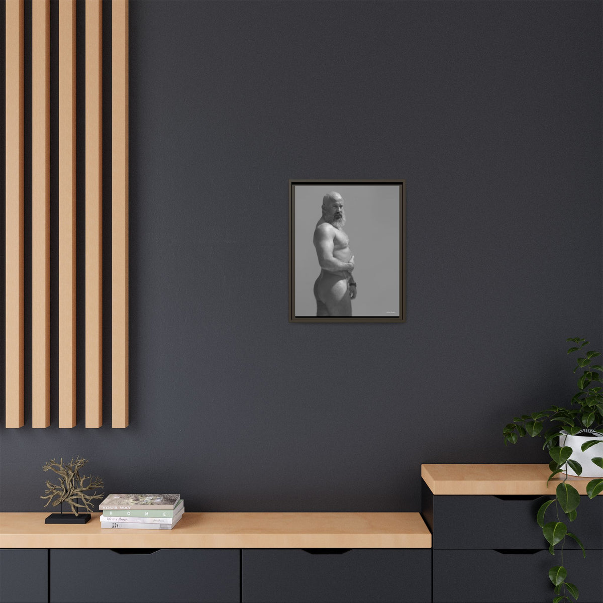Andrey, Giclee Print on Matte Canvas, Framed (Multi-color)
