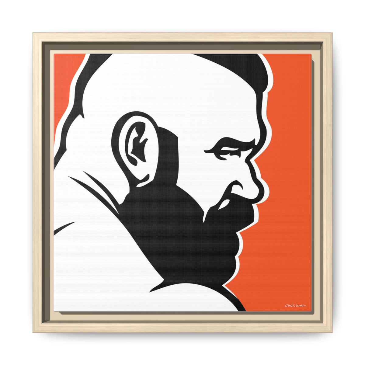 Brute, Matte Canvas, Framed (Multi-color)