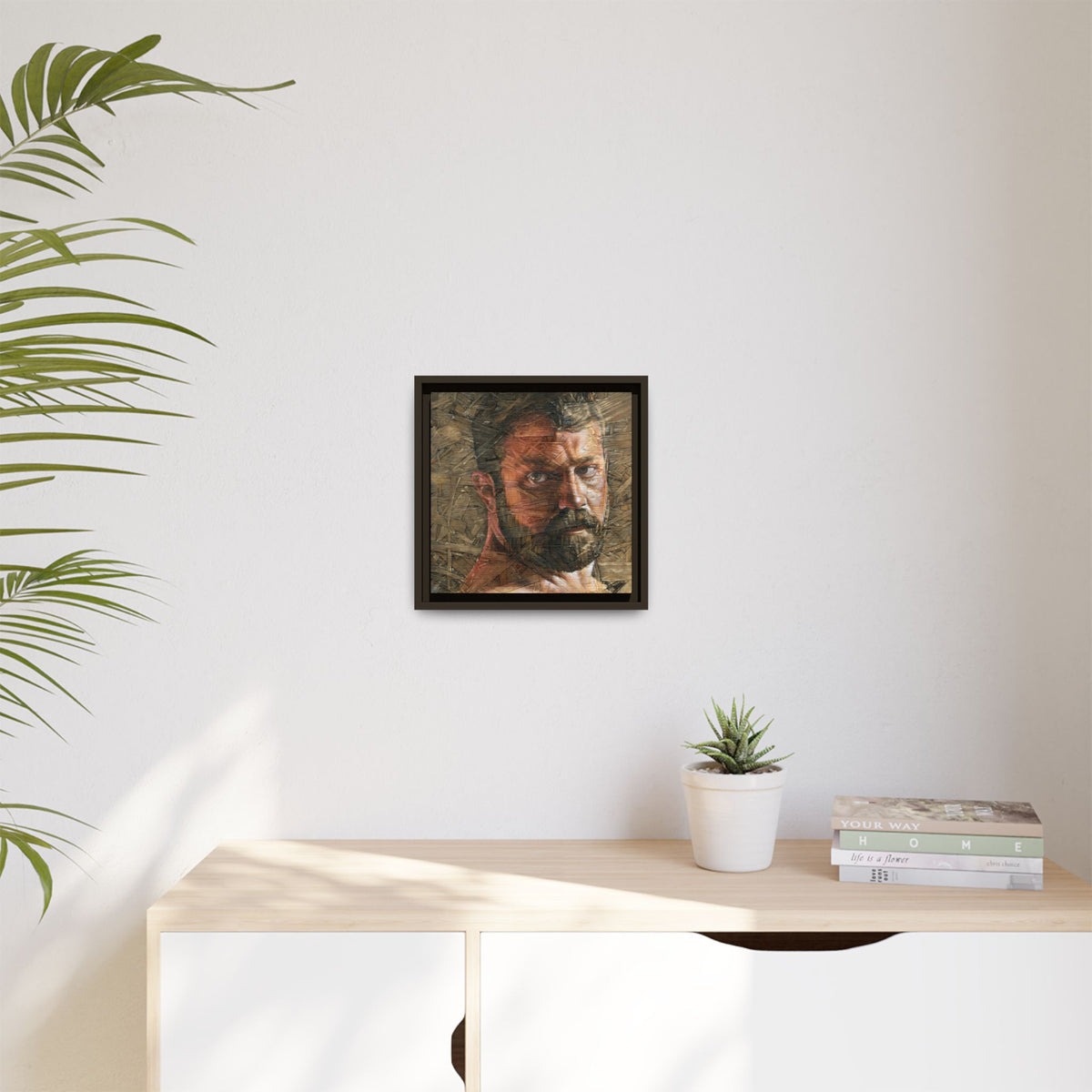 Silence 7, Matte Canvas, Framed (Multi-color)