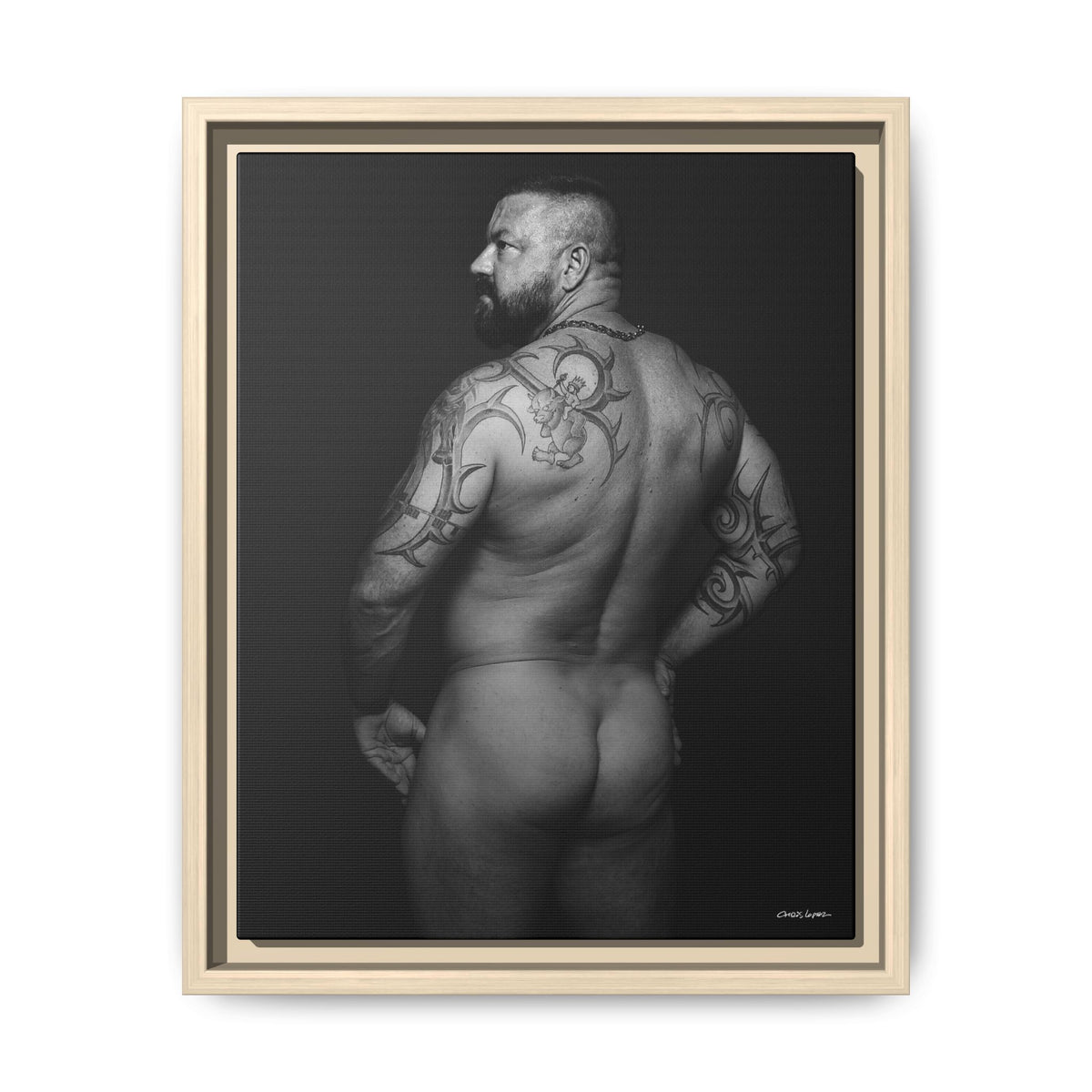 Chris C, Matte Canvas, Framed (Multi-color)