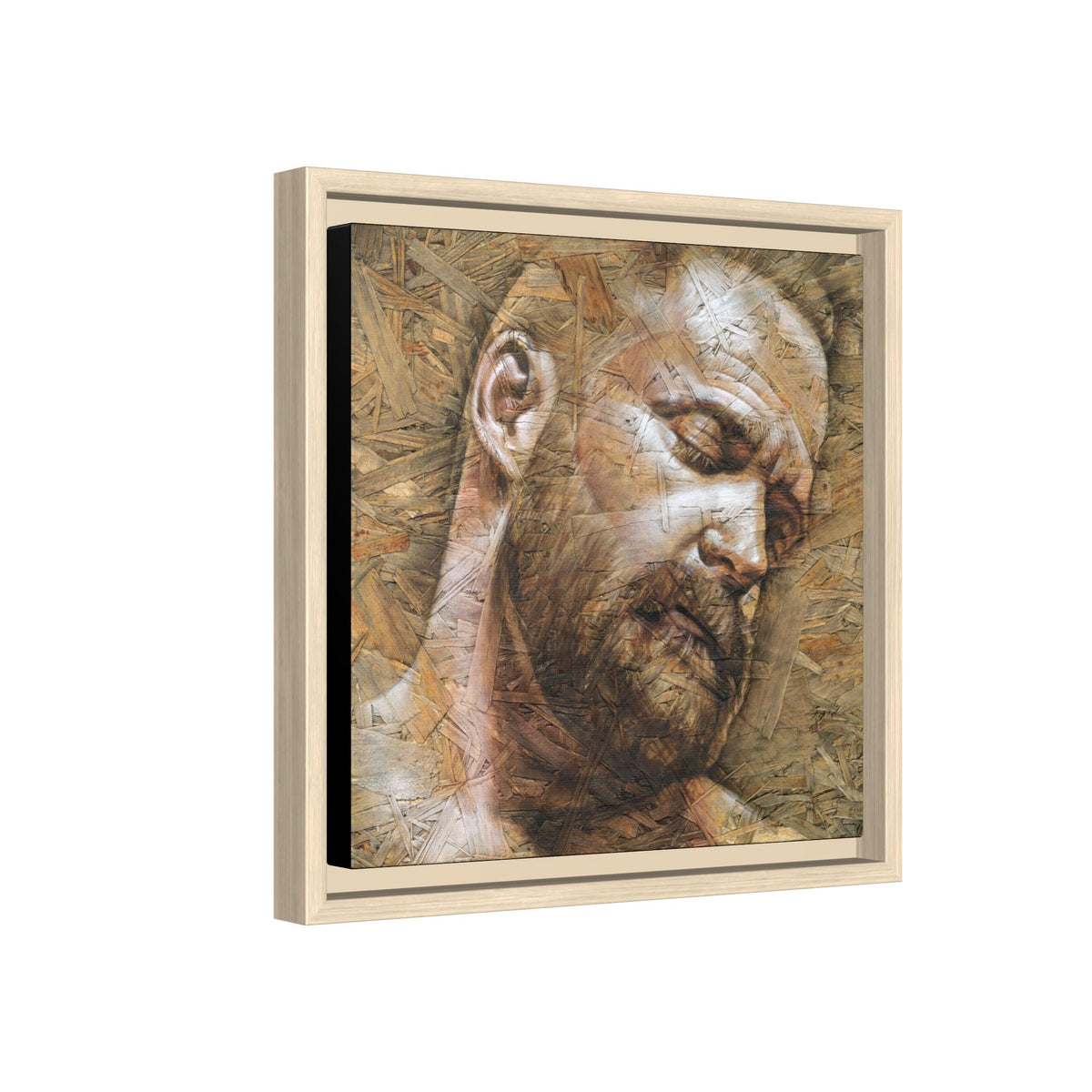 Silence, Matte Canvas, Framed (Multi-color)