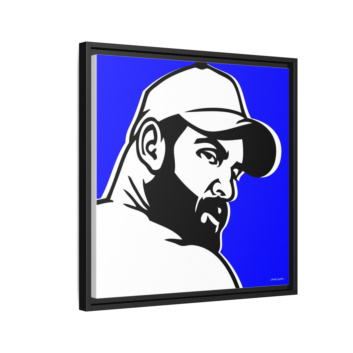 Trucker, Matte Canvas, Framed (Multi-color)