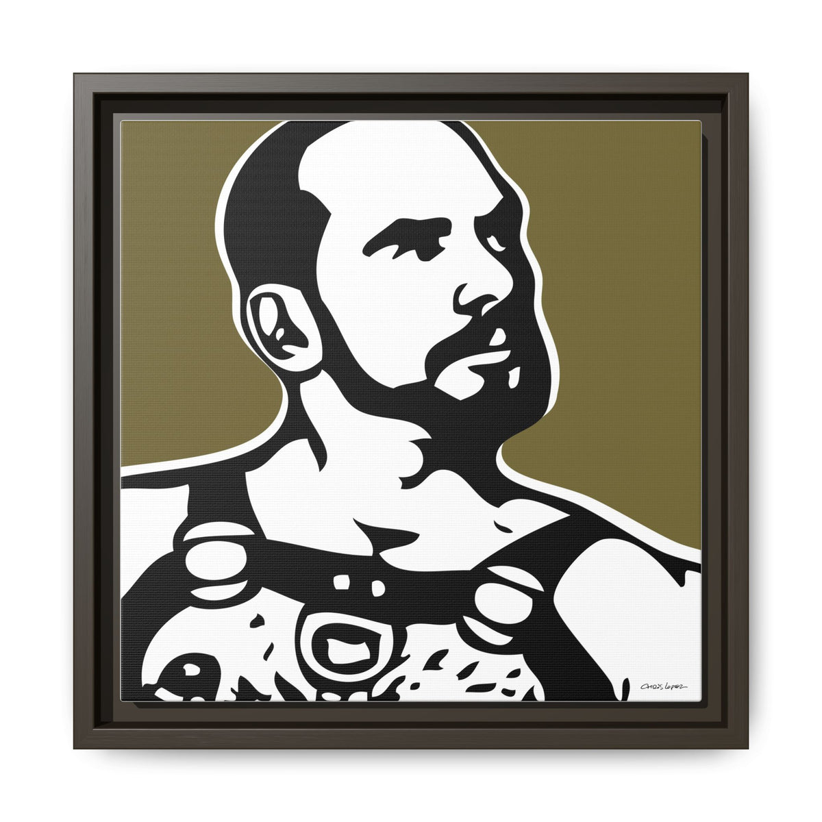 Harness, Giclee Print on Matte Canvas, Framed (Multi-color)