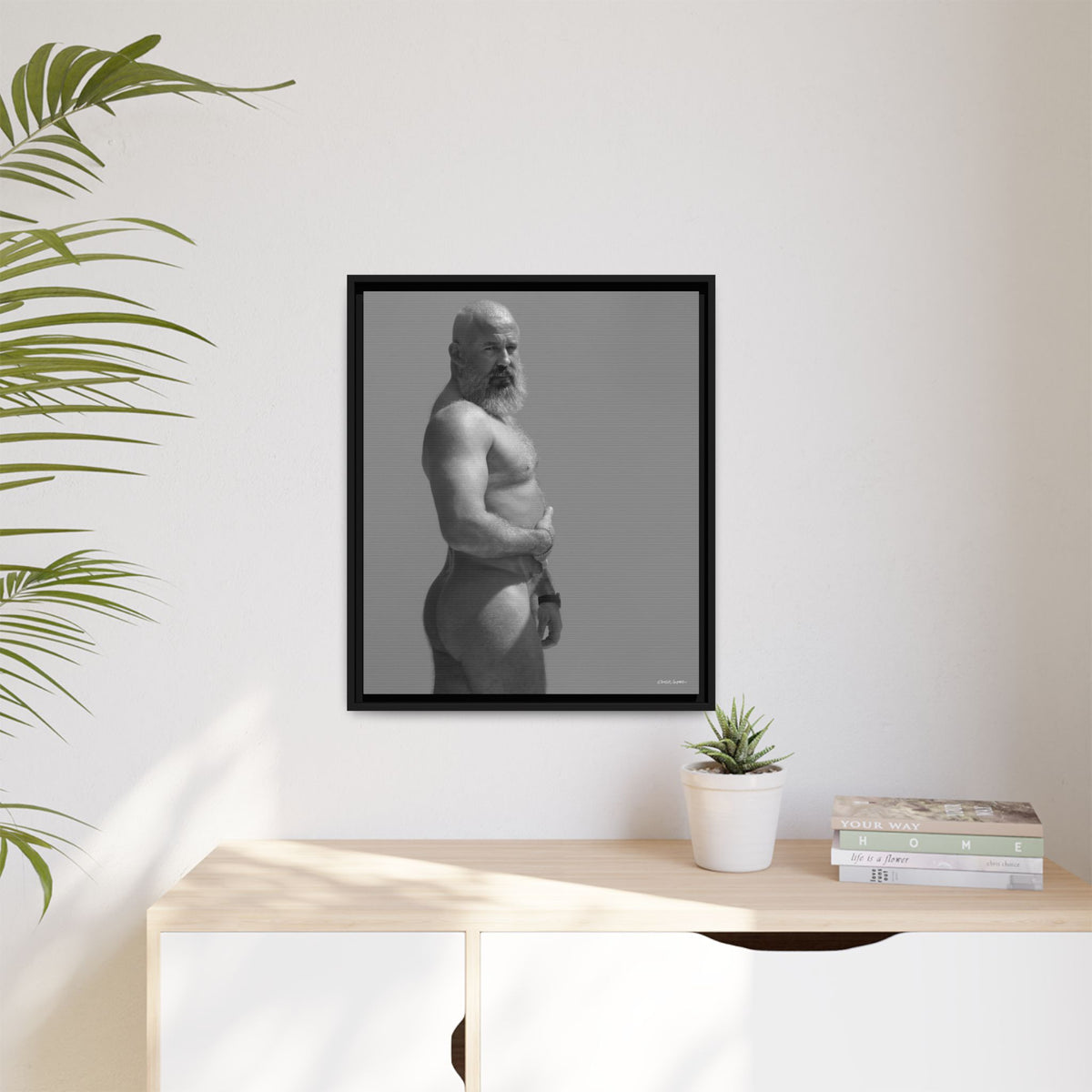 Andrey, Giclee Print on Matte Canvas, Framed (Multi-color)