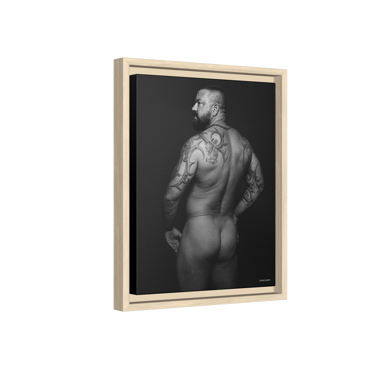 Chris C, Matte Canvas, Framed (Multi-color)