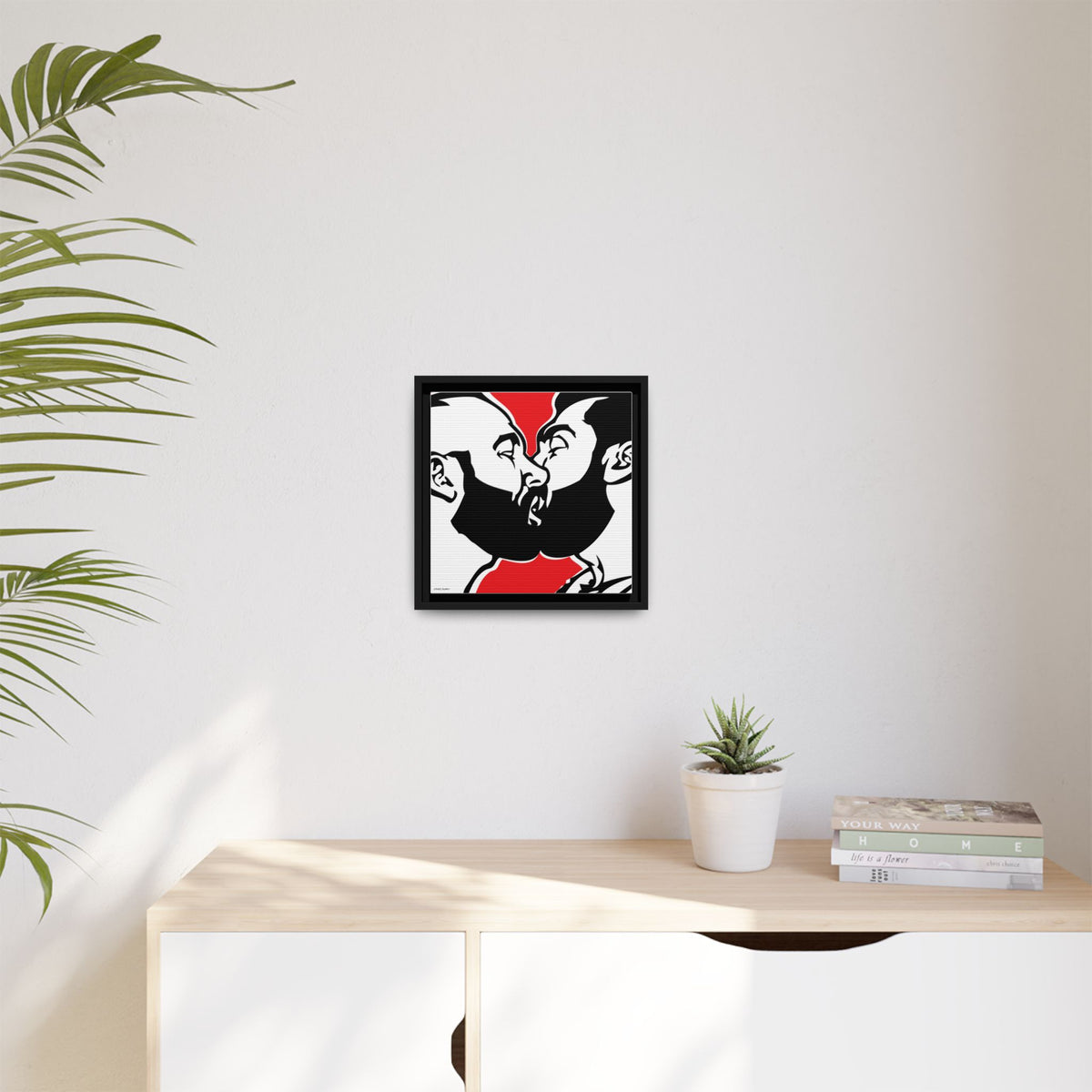 Love is Love, Giclee Print on Matte Canvas, Framed (Multi-color)