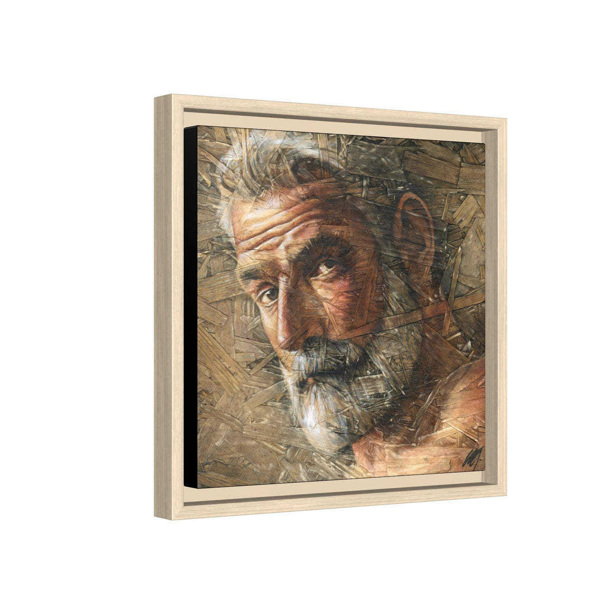 Silence 6, Matte Canvas, Framed (Multi-color)