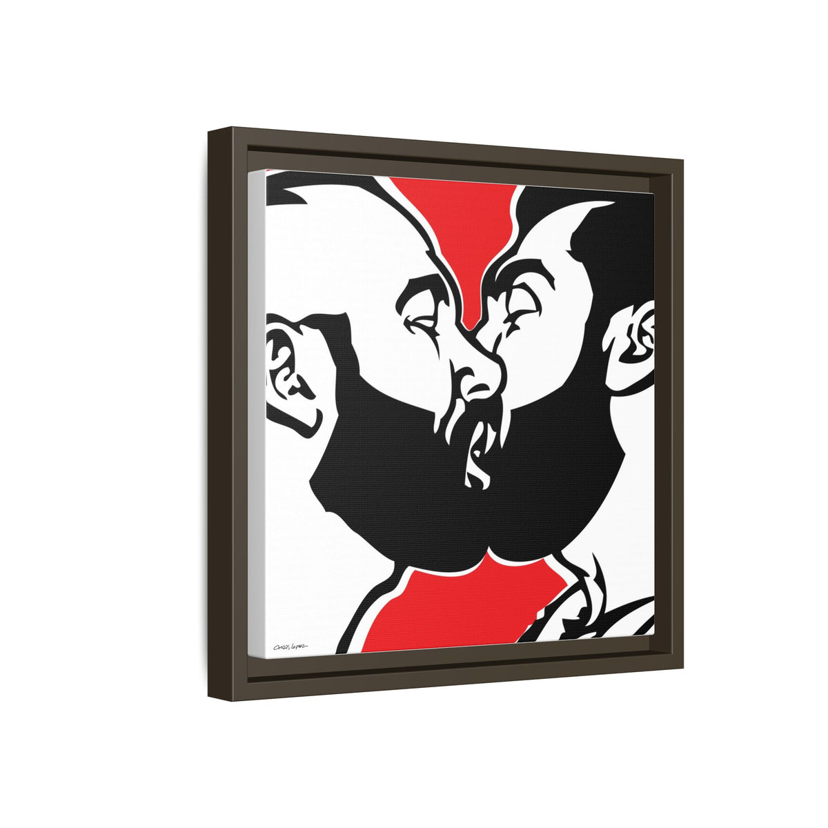 Love is Love, Giclee Print on Matte Canvas, Framed (Multi-color)