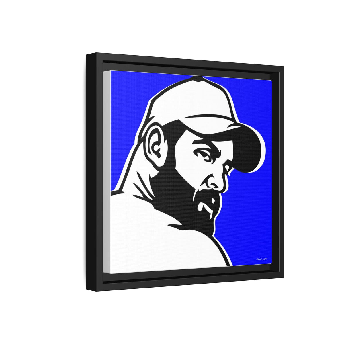 Trucker, Matte Canvas, Framed (Multi-color)