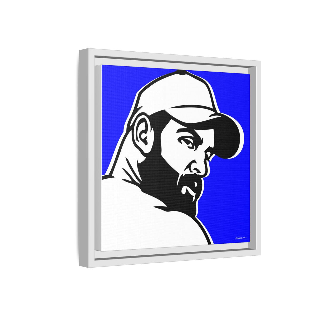 Trucker, Matte Canvas, Framed (Multi-color)