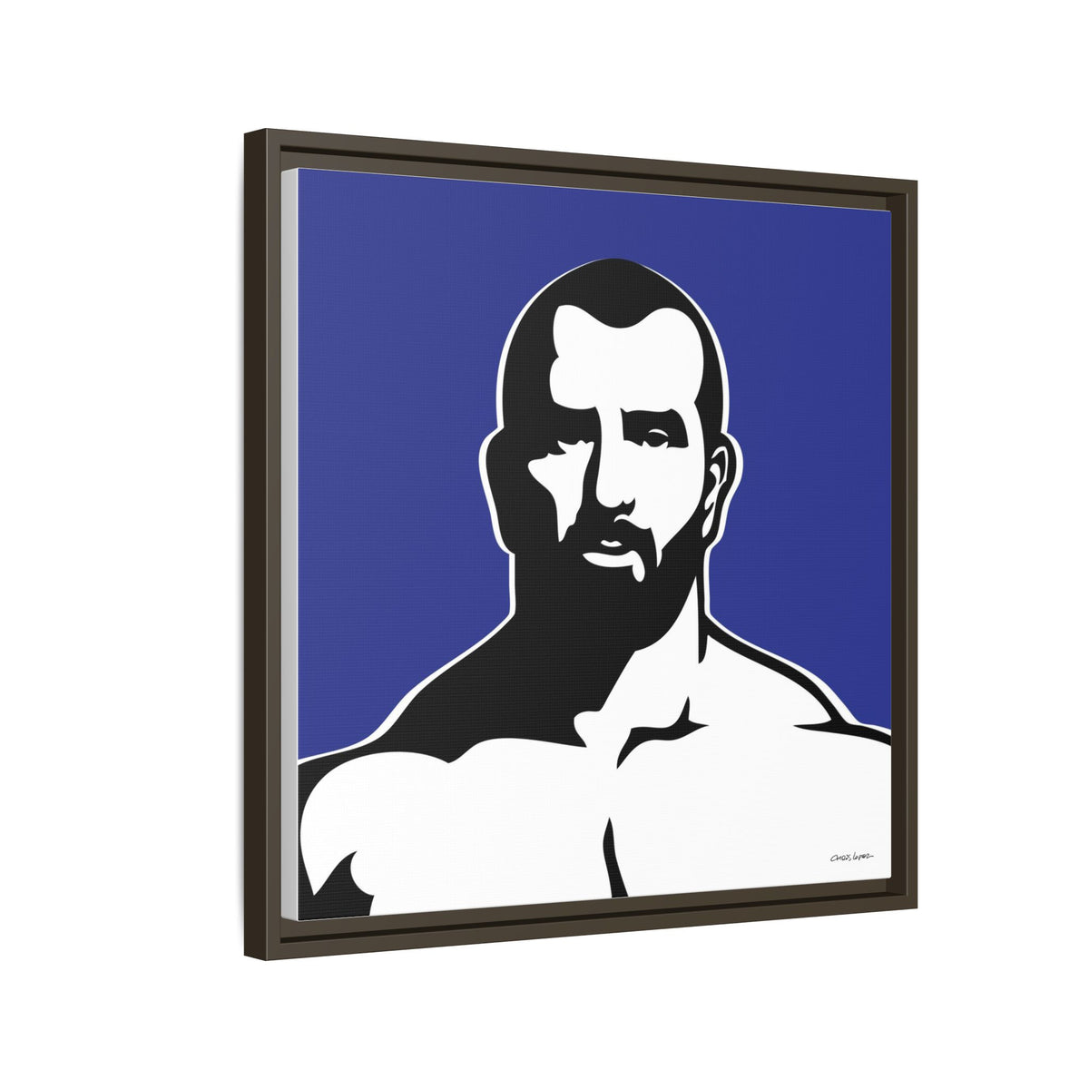 Muscle, Giclee Print on Matte Canvas, Framed (Multi-color)