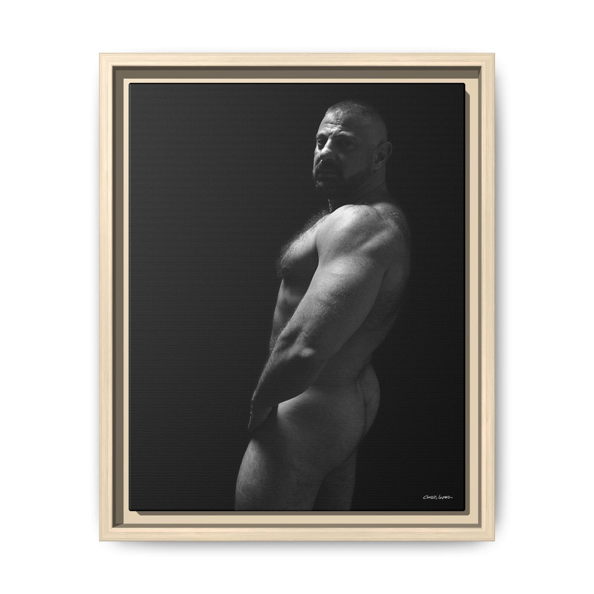 Bart, Giclee Print on Matte Canvas, Framed (Multi-color)