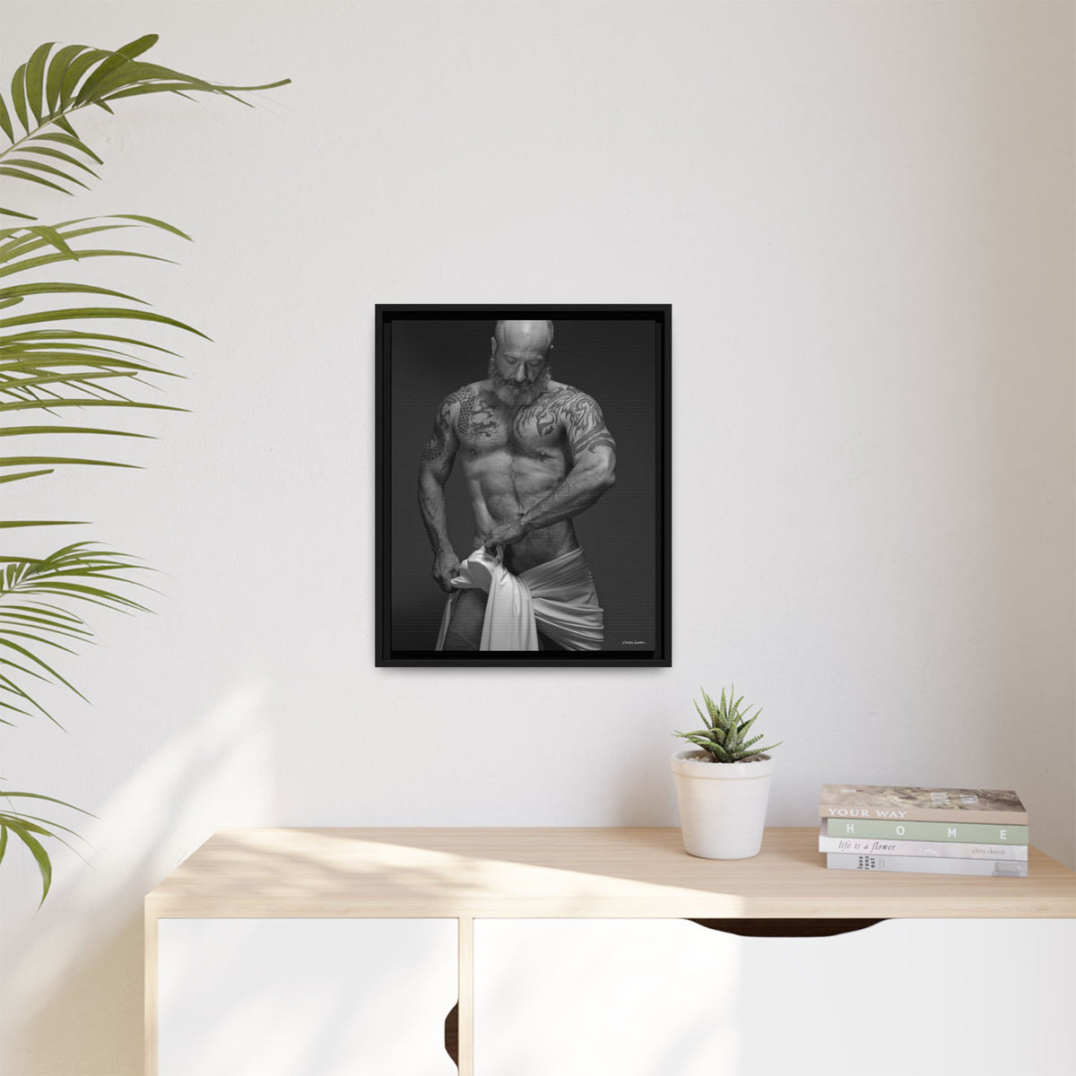 Barclay 1, Giclee print on Matte Canvas, Framed (Multi-color)