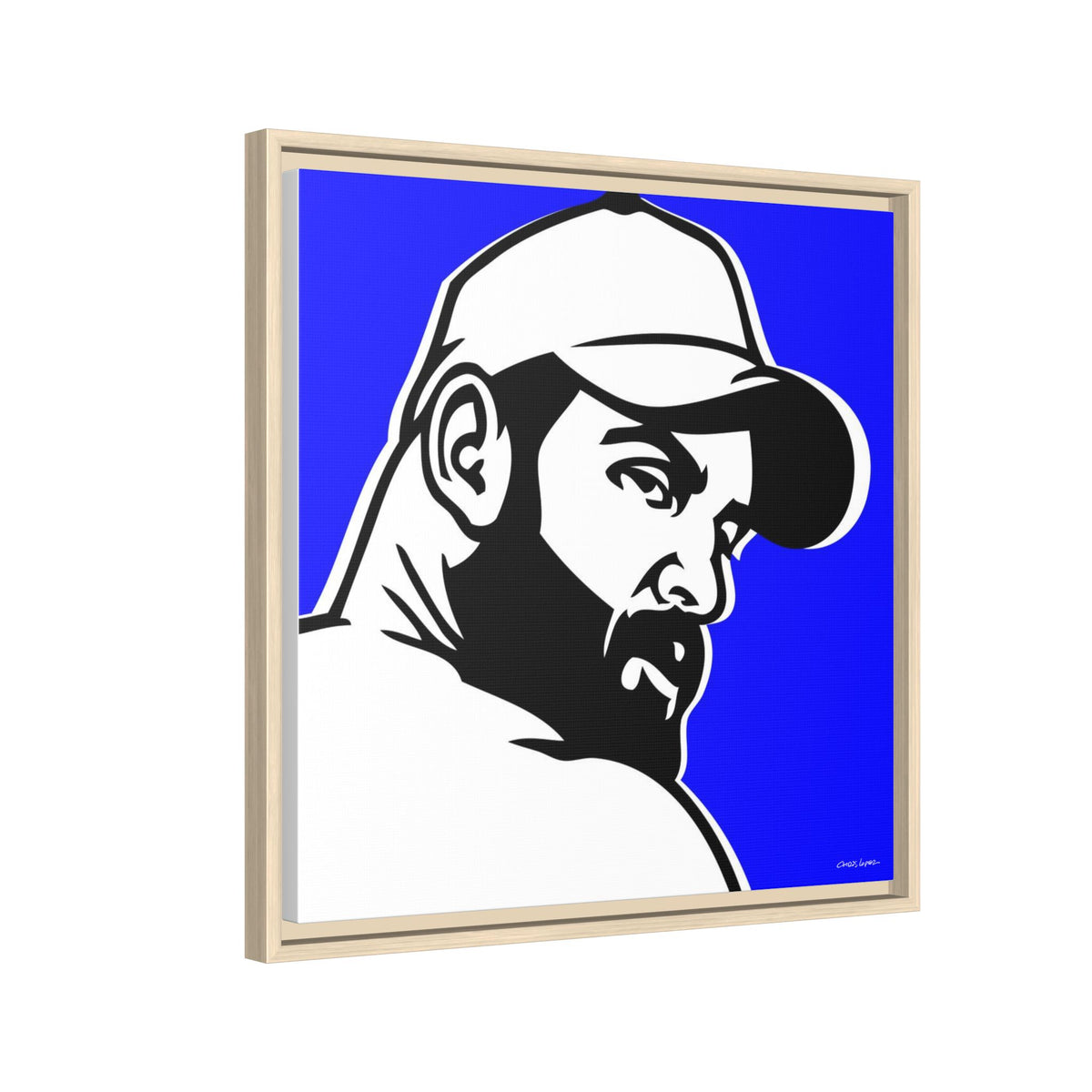 Trucker, Matte Canvas, Framed (Multi-color)