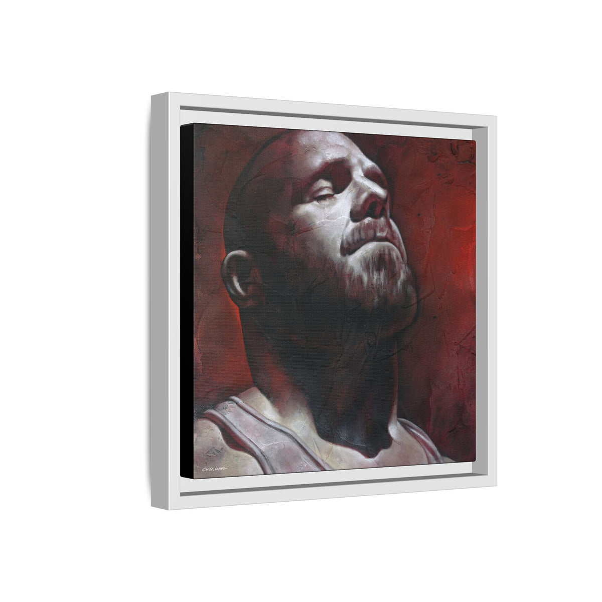 In the Darkness 5, Matte Canvas, Framed (Multi-color)