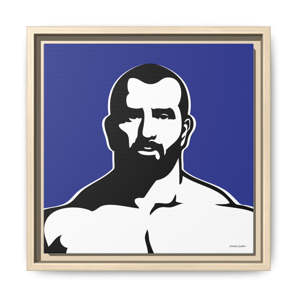 Muscle, Giclee Print on Matte Canvas, Framed (Multi-color)