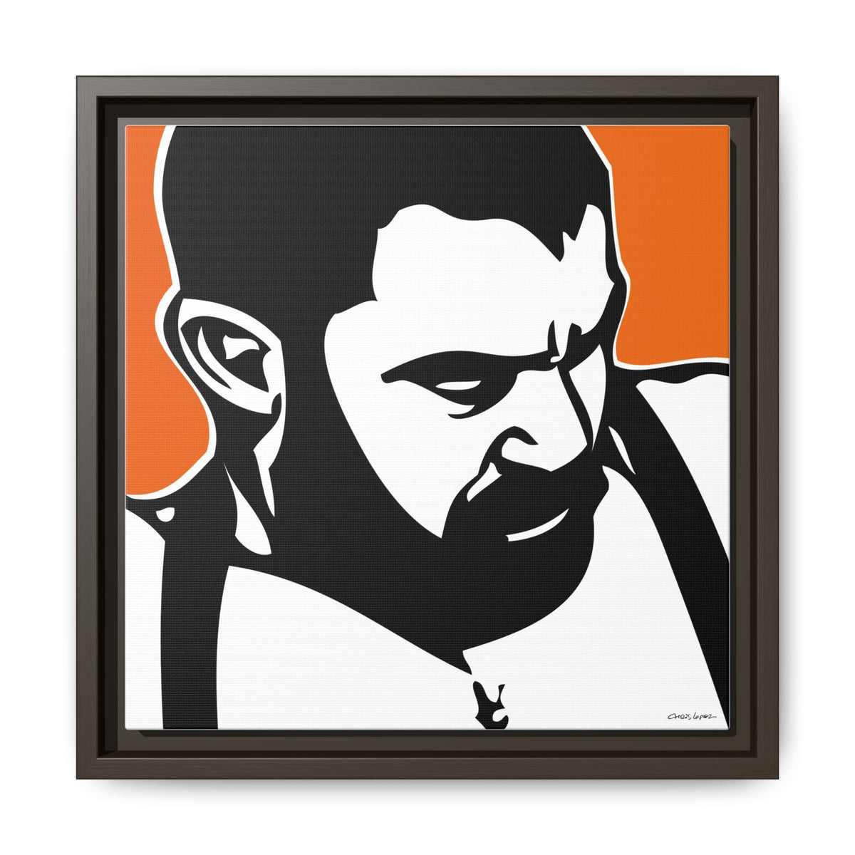 Suspenders, Matte Canvas, Framed (Multi-color)
