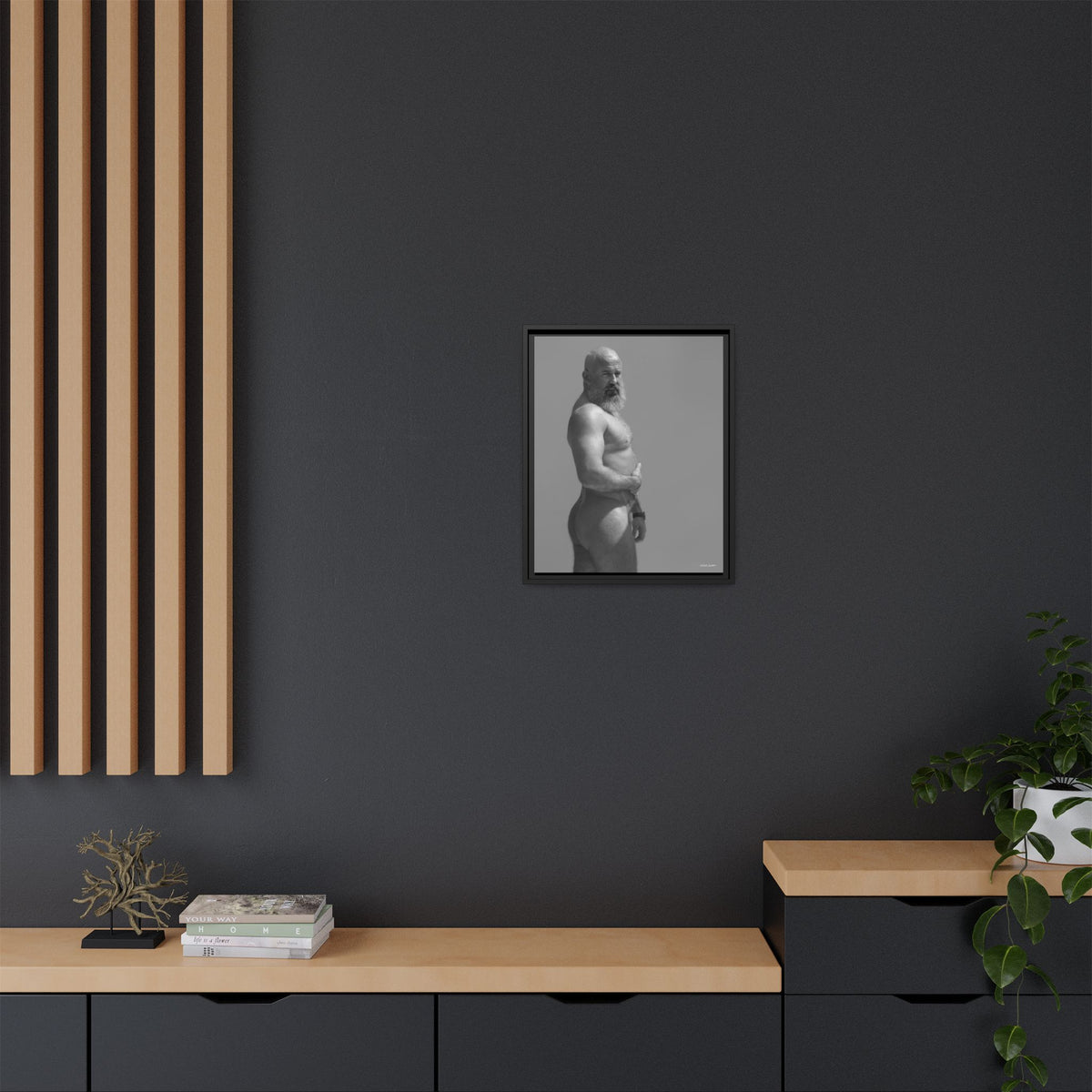 Andrey, Giclee Print on Matte Canvas, Framed (Multi-color)
