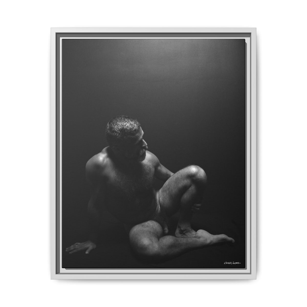 John, Giclee Print on Matte Canvas, Framed (Multi-color)