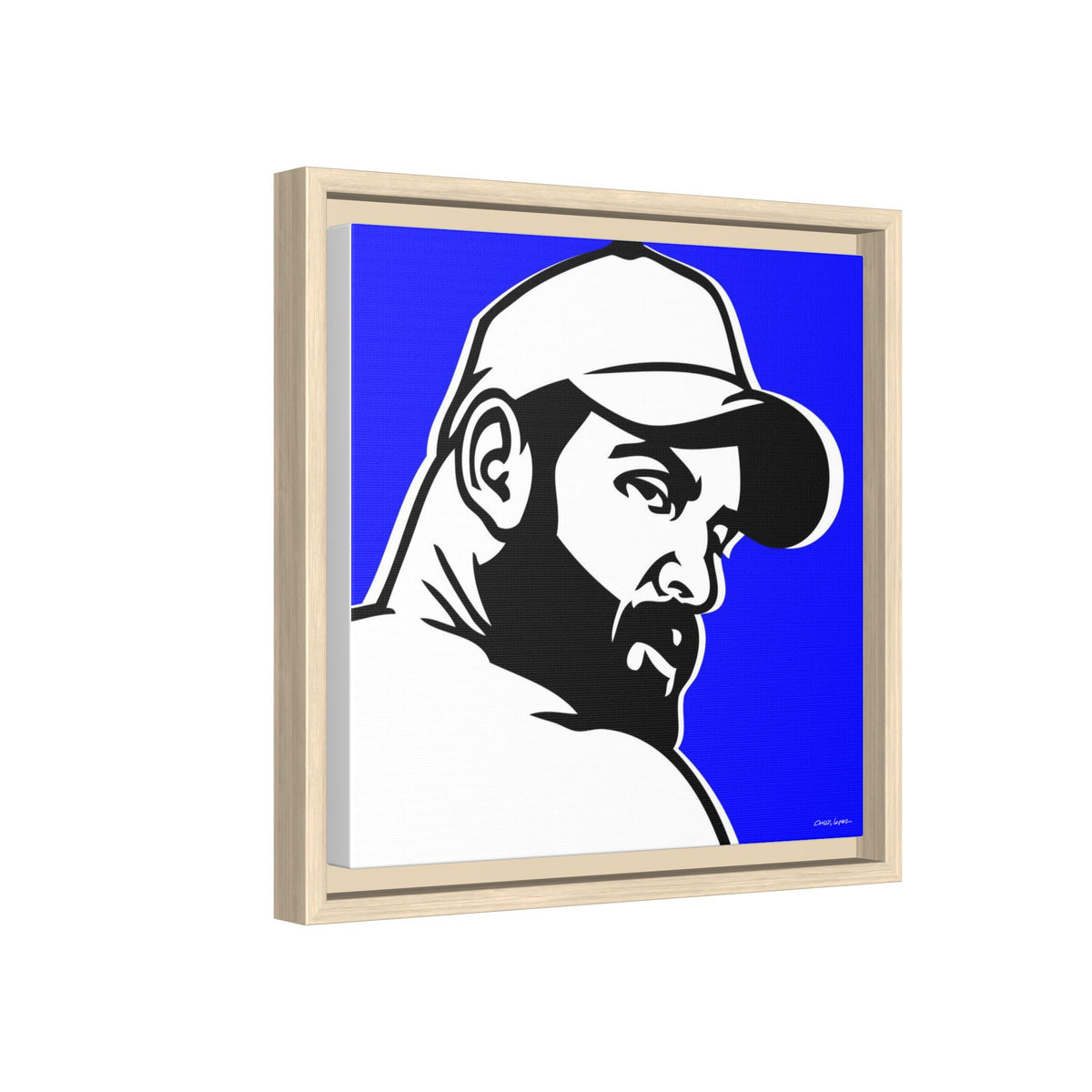 Trucker, Matte Canvas, Framed (Multi-color)