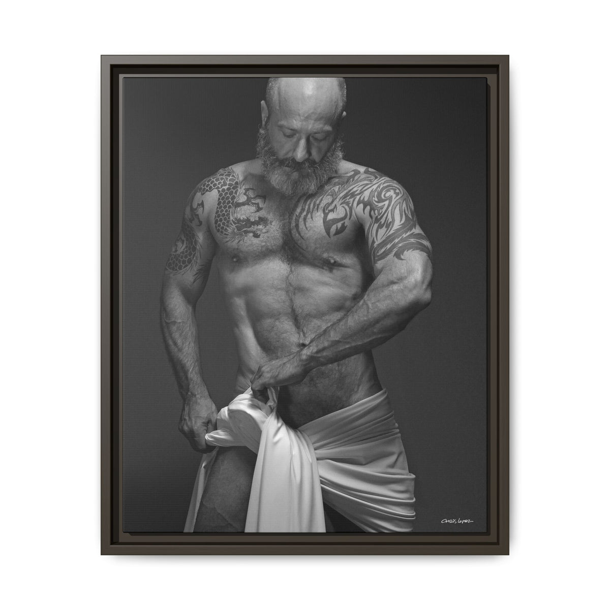 Barclay 1, Giclee print on Matte Canvas, Framed (Multi-color)