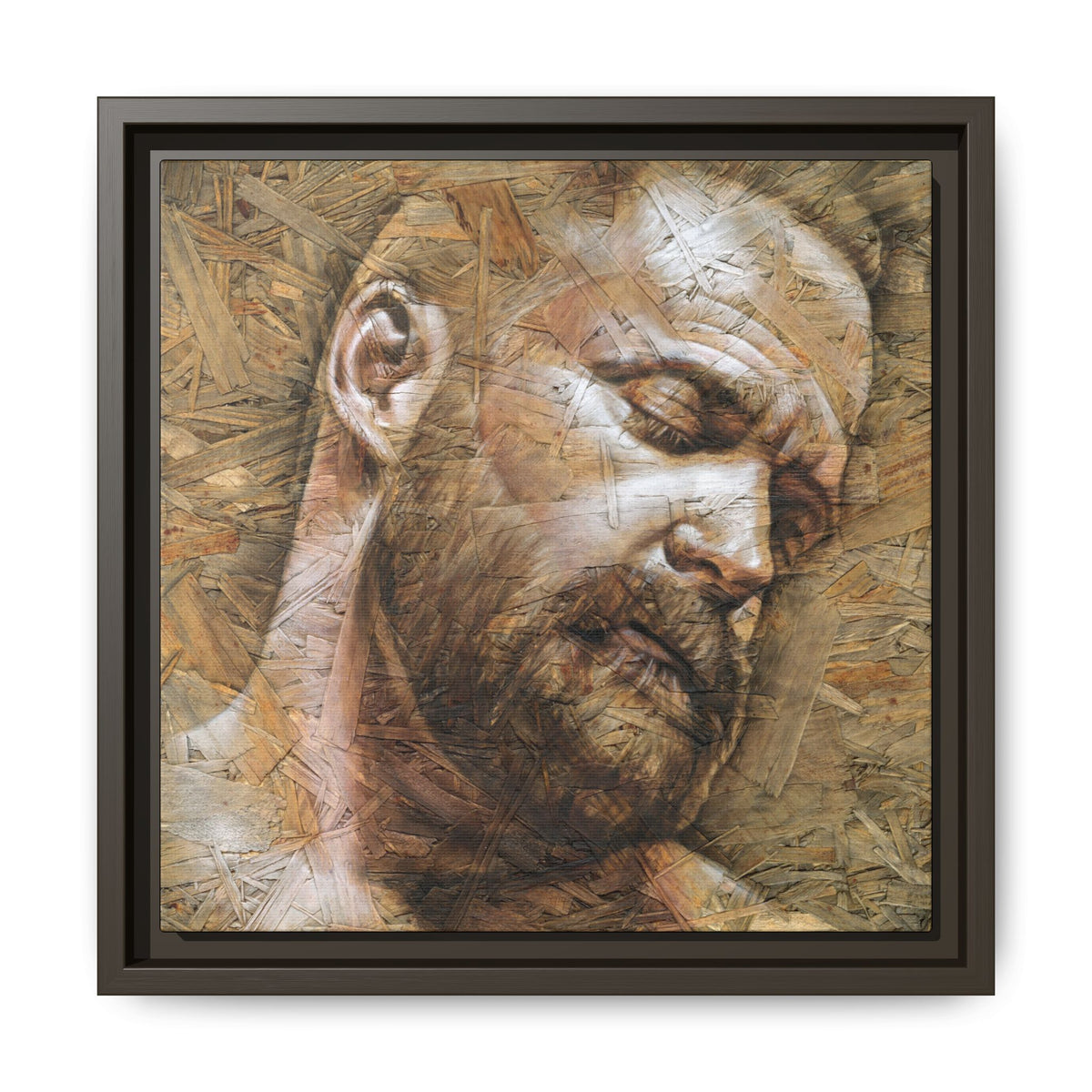 Silence, Matte Canvas, Framed (Multi-color)