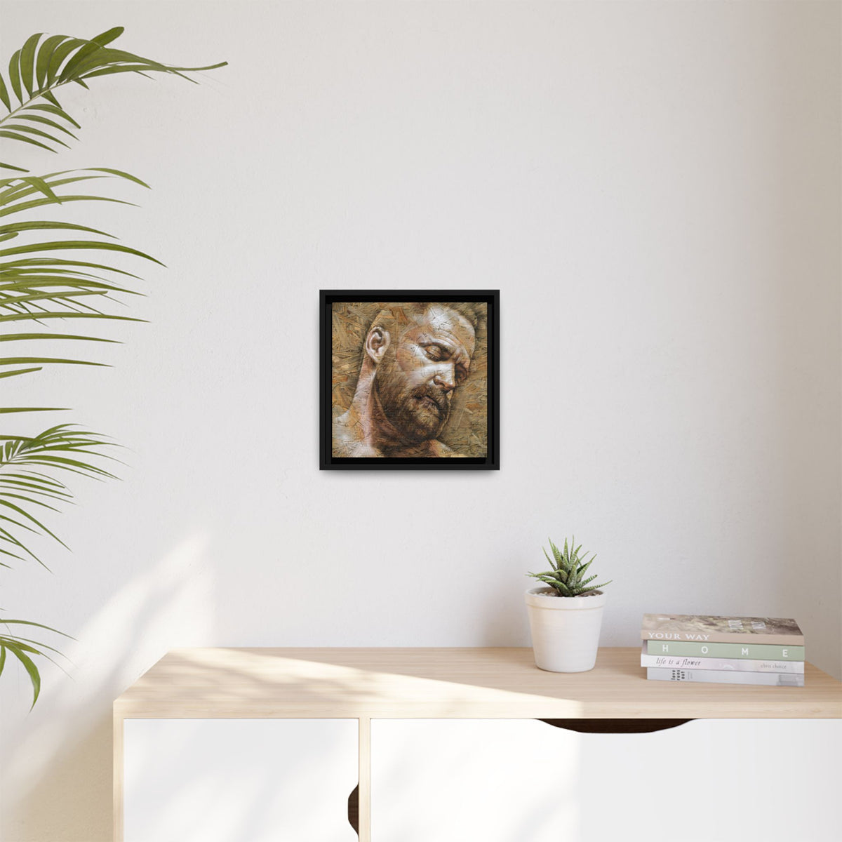 Silence, Matte Canvas, Framed (Multi-color)
