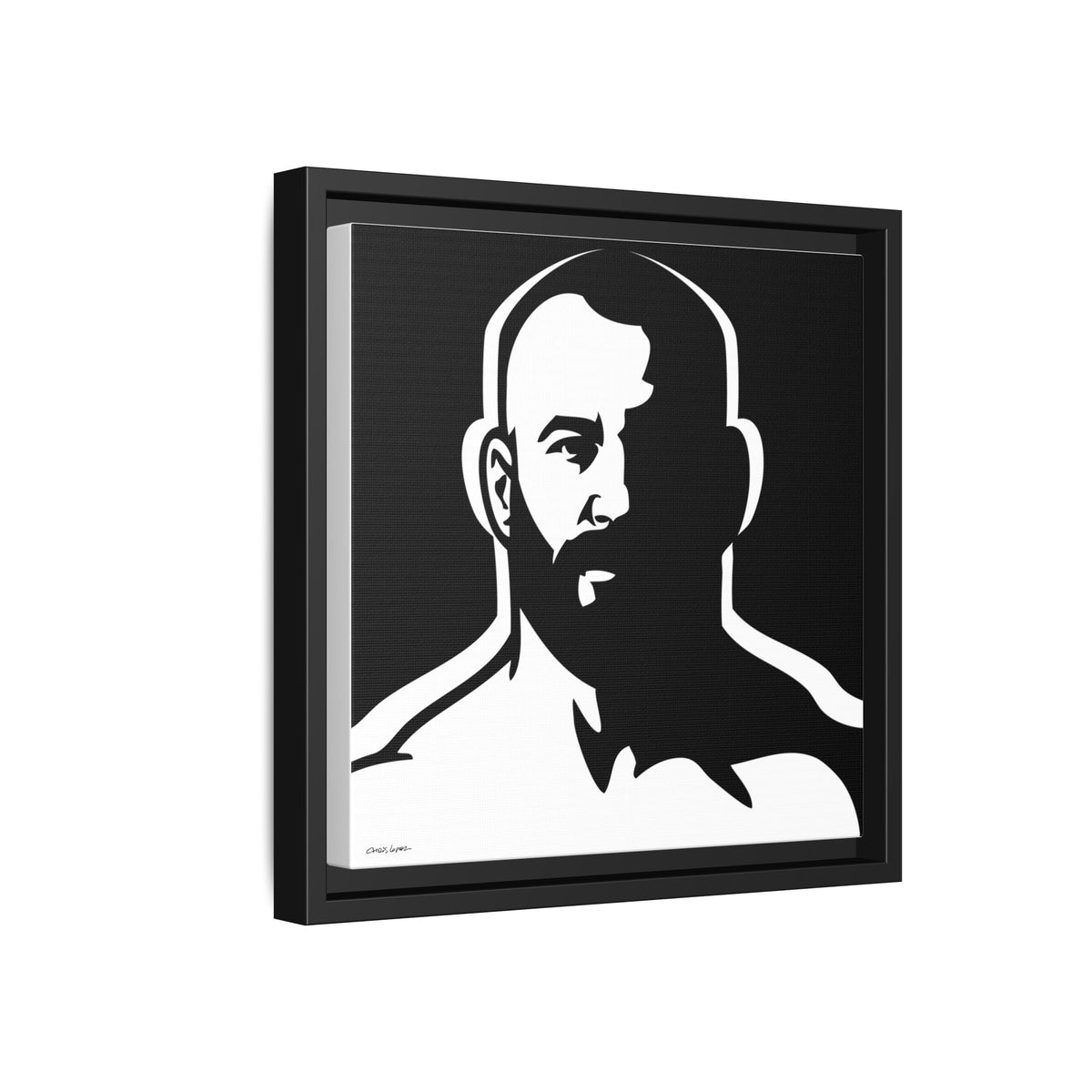 Dark Room, Giclee Print on Matte Canvas, Framed (Multi-color)