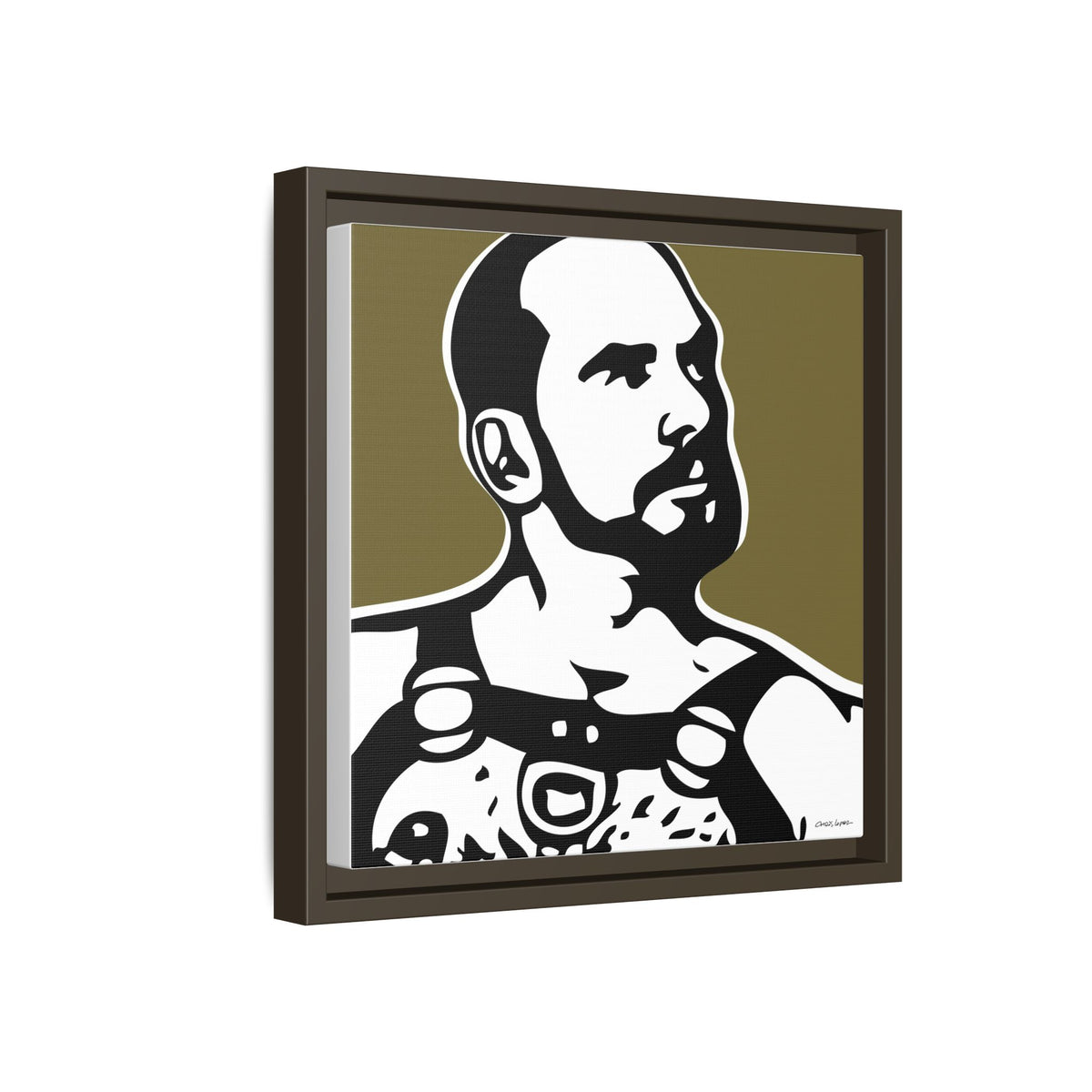 Harness, Giclee Print on Matte Canvas, Framed (Multi-color)