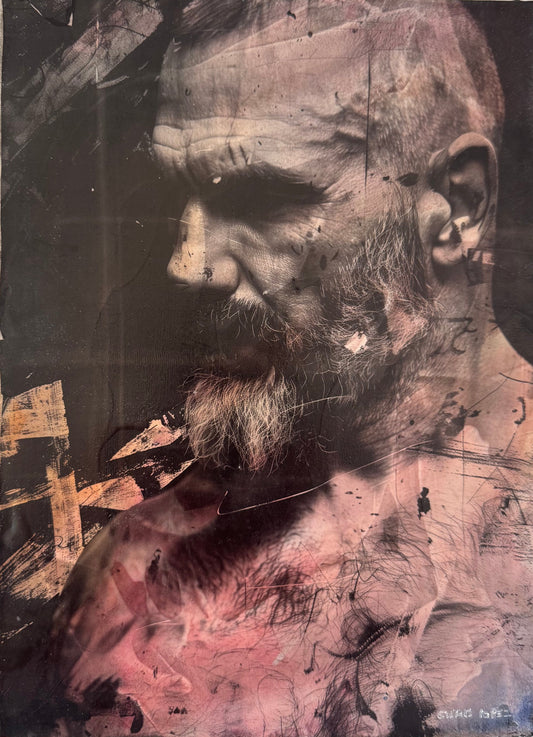Jason, Artisan print on Panel, 8x11"
